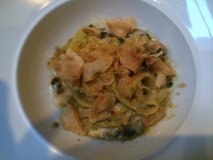 Meyer lemon abalone Fettuccine SPQR- Italian in Pacific Heights
